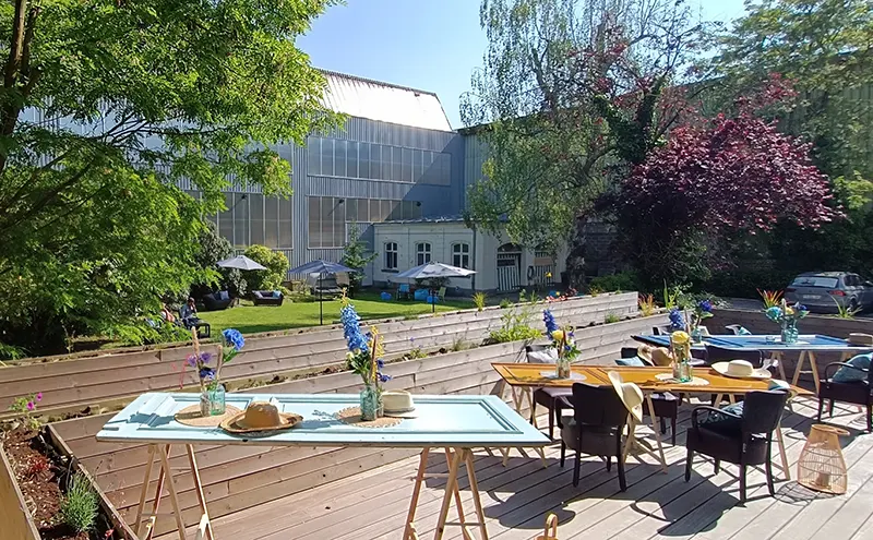 Le jardin de l'Urban Hôtel