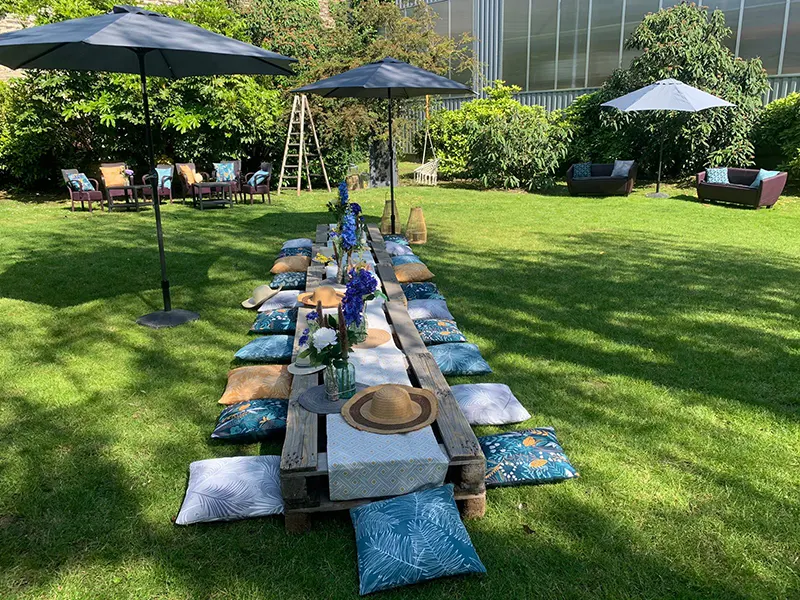 Le jardin de l'Urban Hôtel